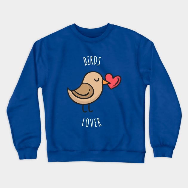 Birds Lover Cute Crewneck Sweatshirt by Printnation